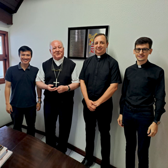 Missão Scalabriniana de Florianópolis, recebe Visita Fraterna de Pe. Alexandre Biolchi, CS, Superior Regional da RNSMM