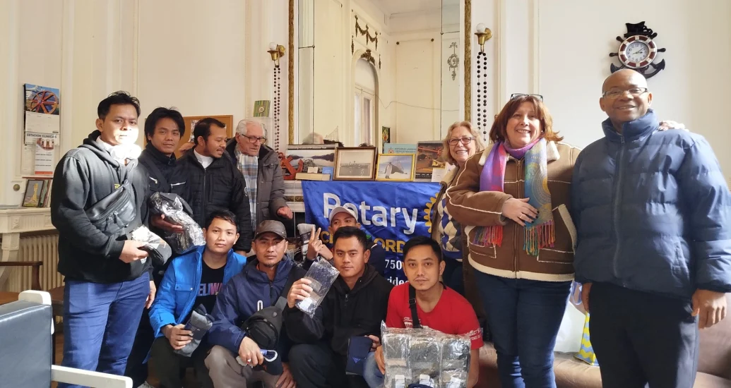 Stella Maris recebe Rotary Club Cordón para ação solidária