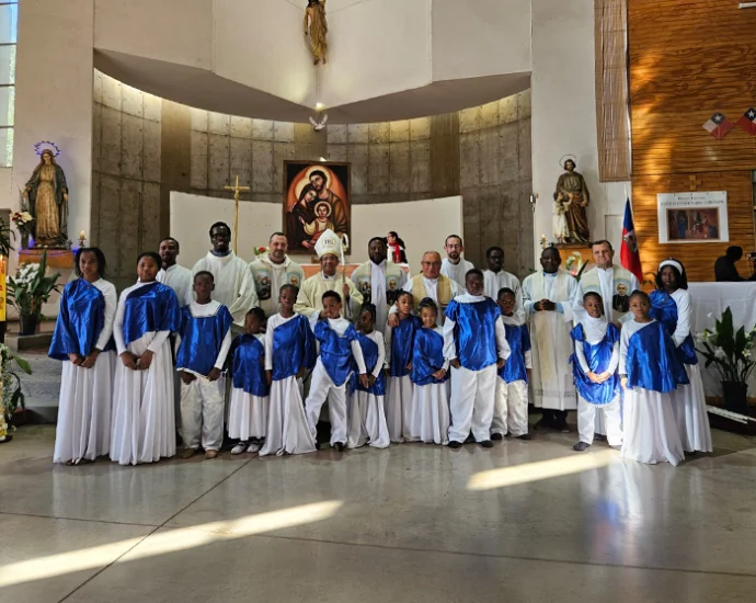 Com presença do Núncio Apostólico no Chile, comunidade haitiana celebra Solenidade da Ascensão do Senhor em Quilicura