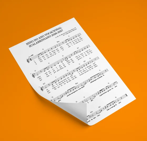 Foto - Partitura em Português