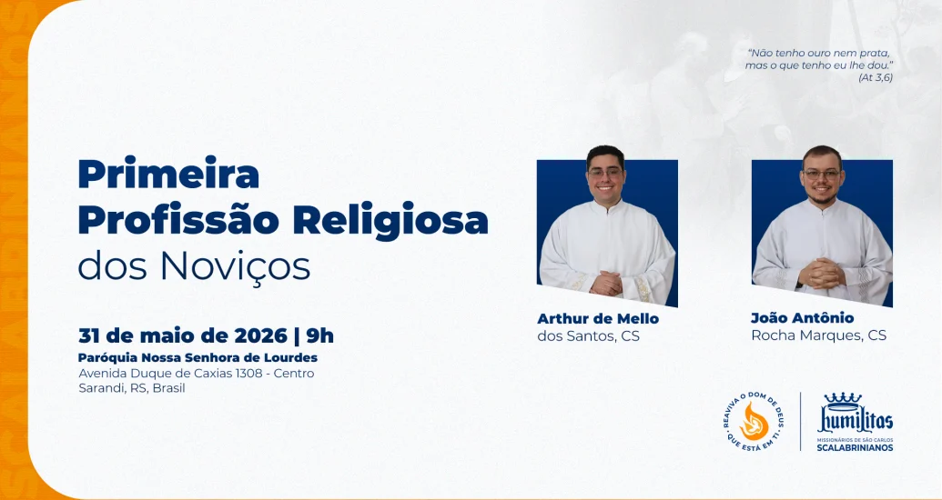 Noviços Scalabrinianos realizam primeira profissão religiosa no Rio Grande do Sul
