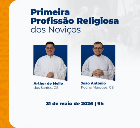 Imagem Primeira Profissão Religiosa João Antônio e Arthur