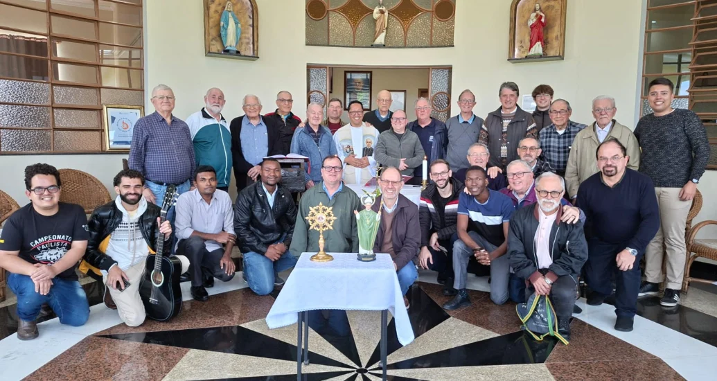 Padres Scalabrinianos de São Paulo e Minas Gerais celebram São João Batista Scalabrini em encontro em Jundiaí