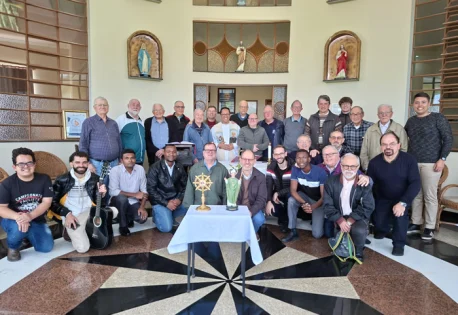 Padres Scalabrinianos de São Paulo e Minas Gerais celebram São João Batista Scalabrini em encontro em Jundiaí