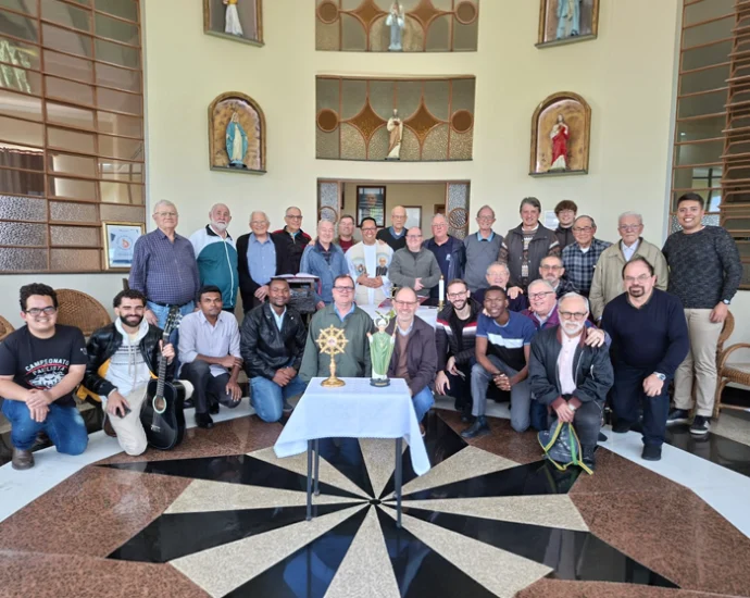 Padres Scalabrinianos de São Paulo e Minas Gerais celebram São João Batista Scalabrini em encontro em Jundiaí