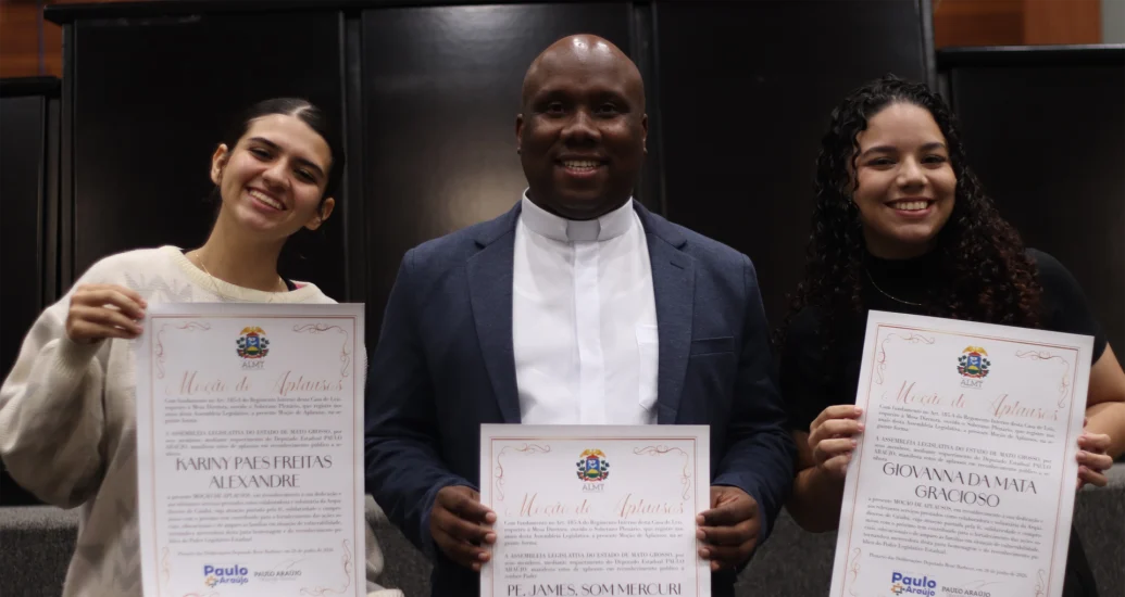Paróquia Divino Espírito Santo, em Cuiabá, é homenageada pela Assembleia Legislativa de Mato Grosso
