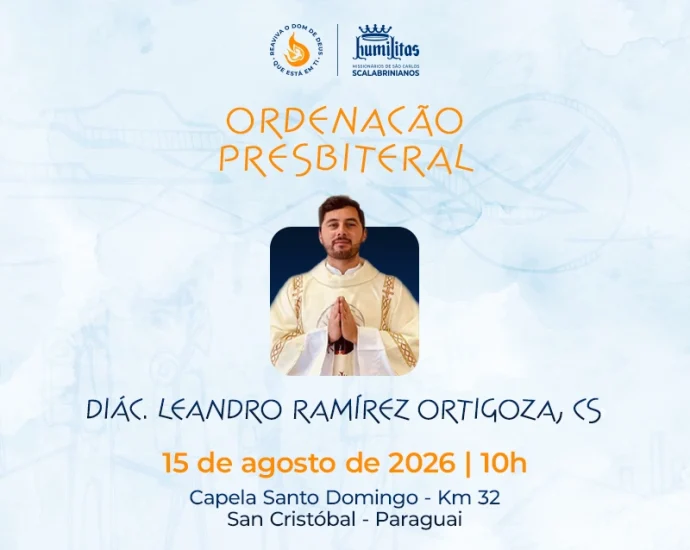 Diácono Leandro Ramírez será ordenado presbítero