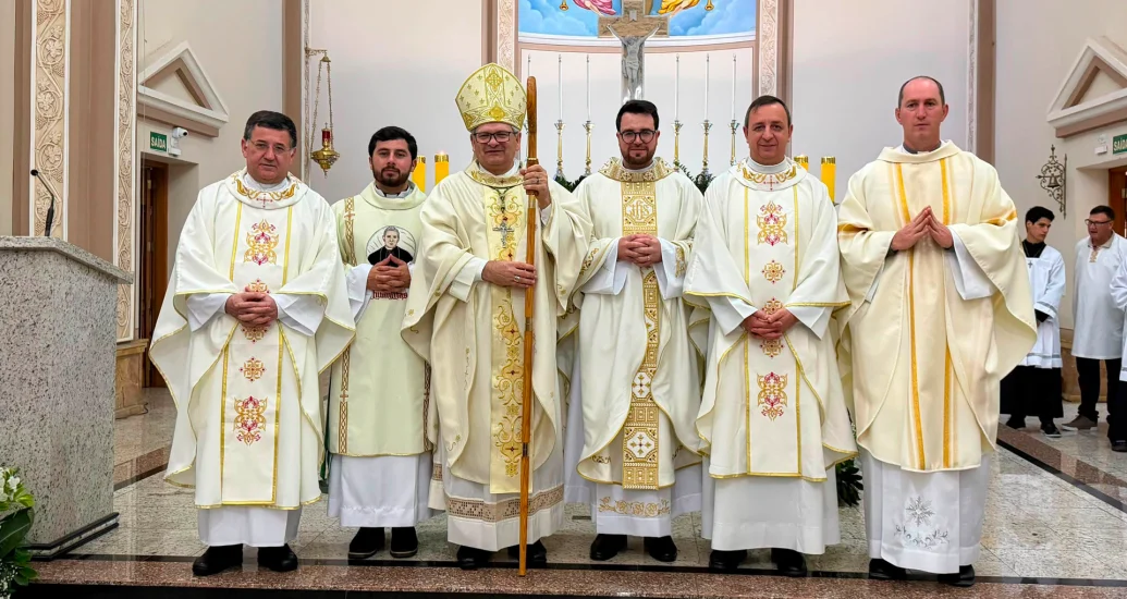 Missionário por vocação: Diácono Ortiz Carboni é ordenado presbítero em Sarandi