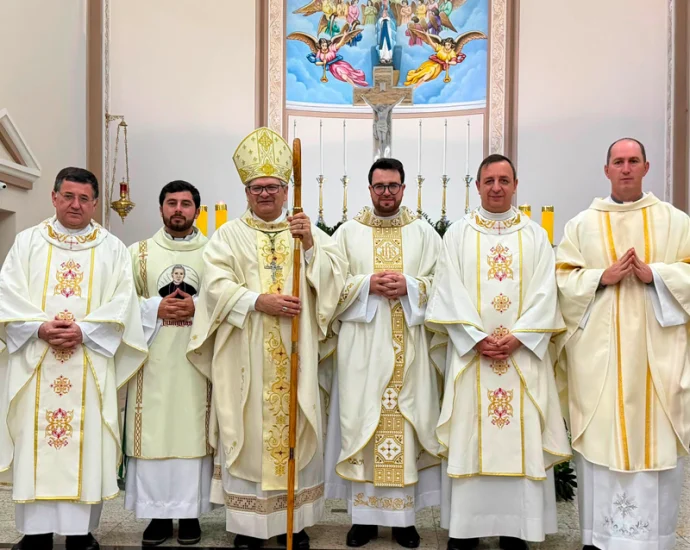 Missionário por vocação: Diácono Ortiz Carboni é ordenado presbítero em Sarandi