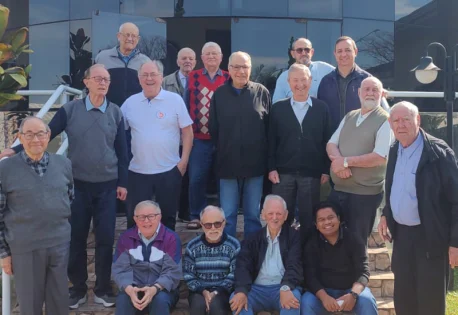 Encontro reúne 15 Missionários Scalabrinianos da terceira idade em Jundiaí